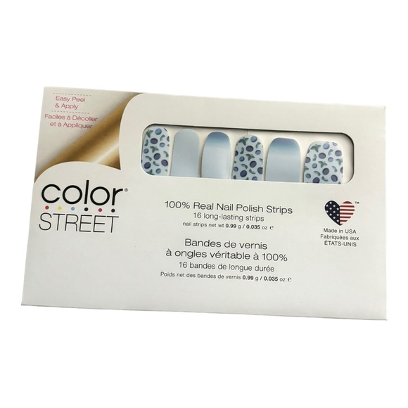 Color Street BERRY SWEET Blueberry Fruit Ombré Nail Strips - Picture 2 of 4